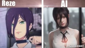 AI真人化《电锯人》 玛奇玛颜值在线 AI真人化《电锯人》 玛奇玛颜值在线